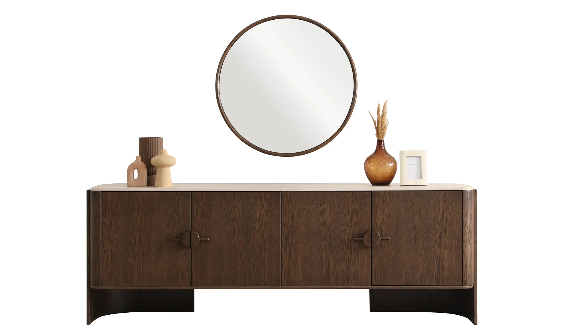 Areka Konsol - Ceviz