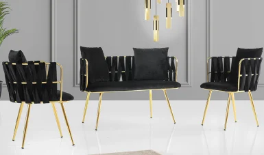 Çınar Black Tea Set Sofa V2