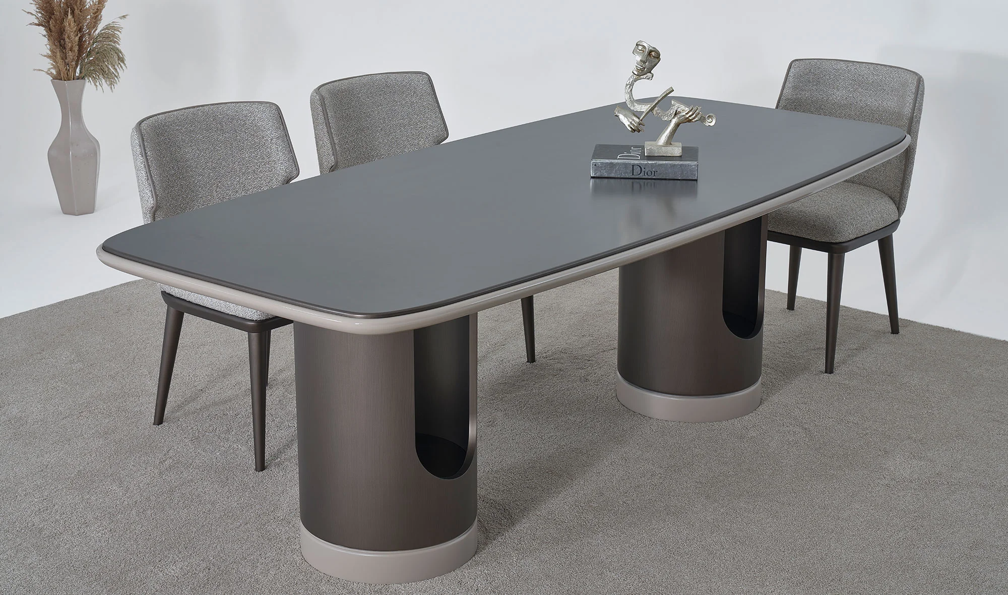 Cartier Yemek Masası Takımı - Boyalı