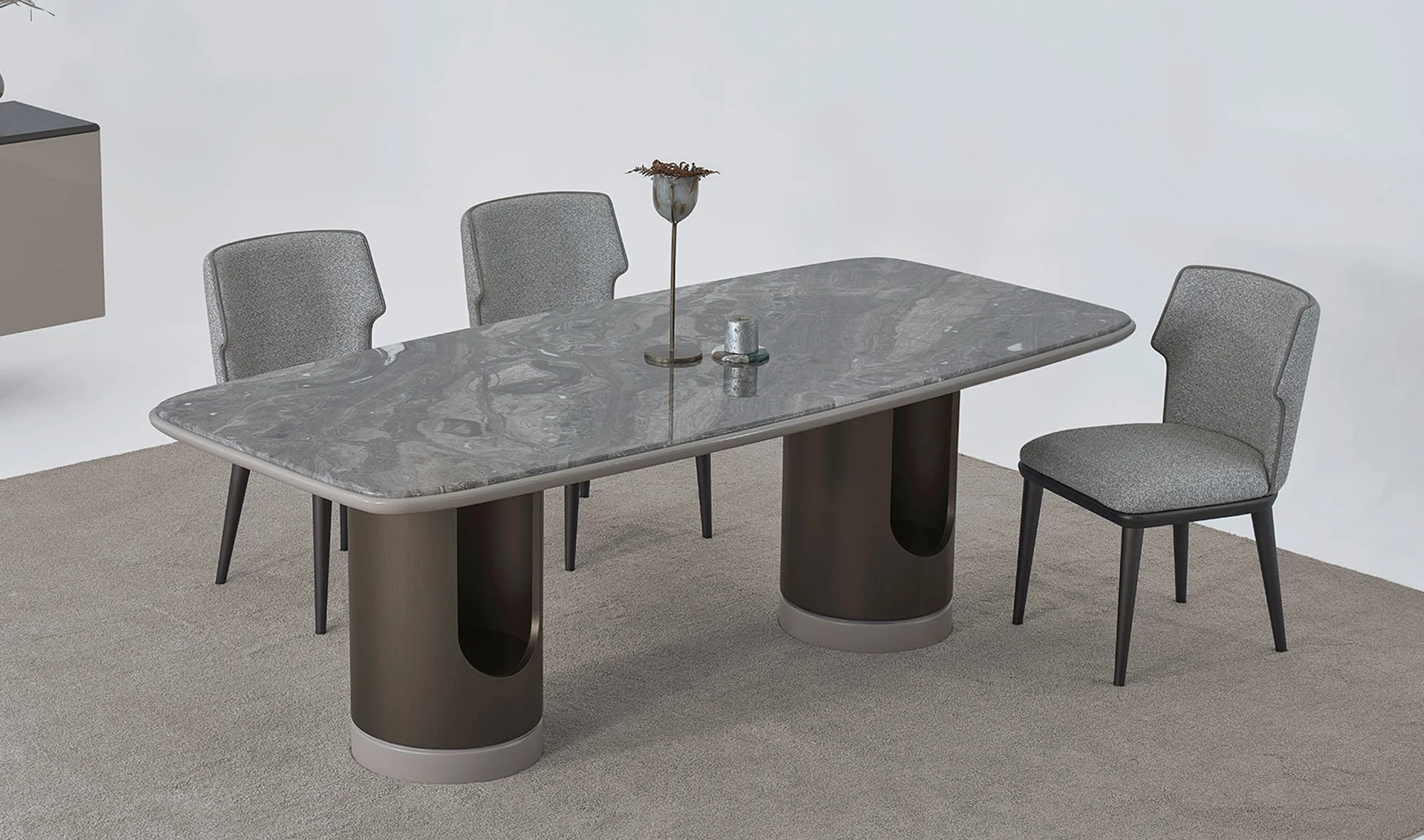 Cartier Yemek Masas? Takımı - Mermer