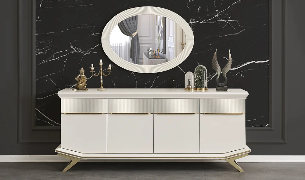 Clara Ekru Gold Konsol