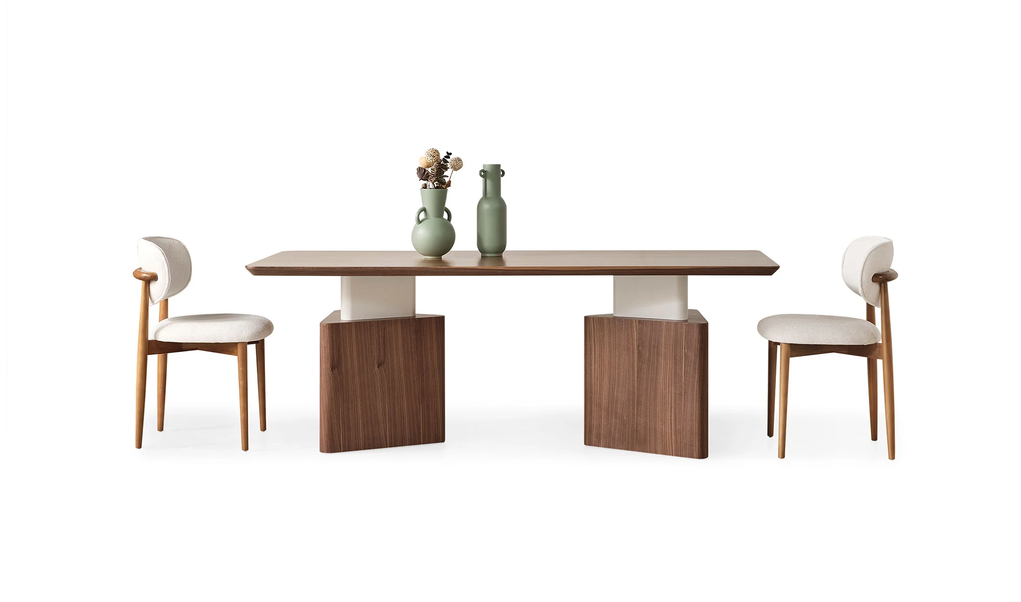 Farist Yemek Masas? Takımı - Ekru