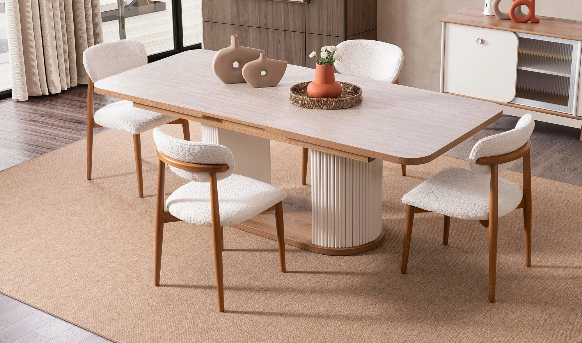 Flora Yemek Masas? Takımı