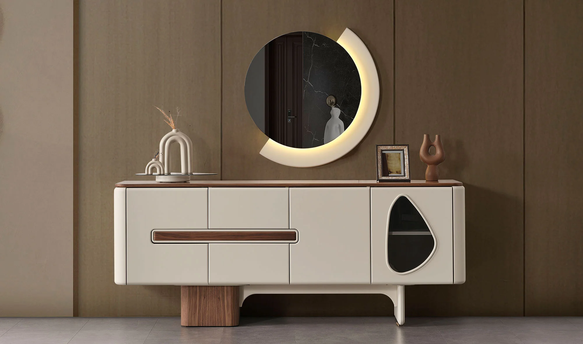 Jacob Konsol - Krem Ceviz