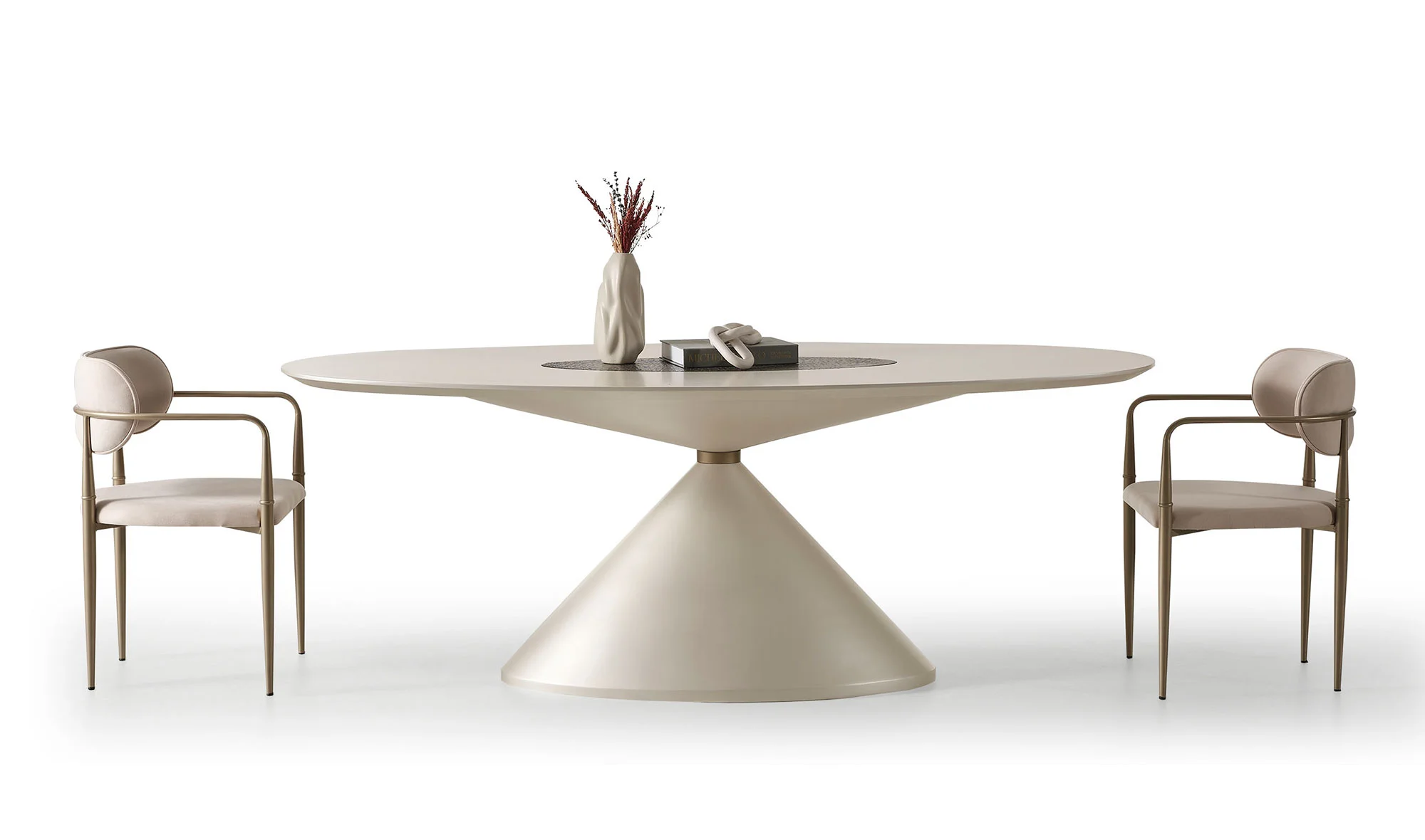 ?kon Yemek Masas? Takımı - Ekru