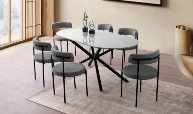 Lara Yemek Masası Takımı - Elvis Sandalye