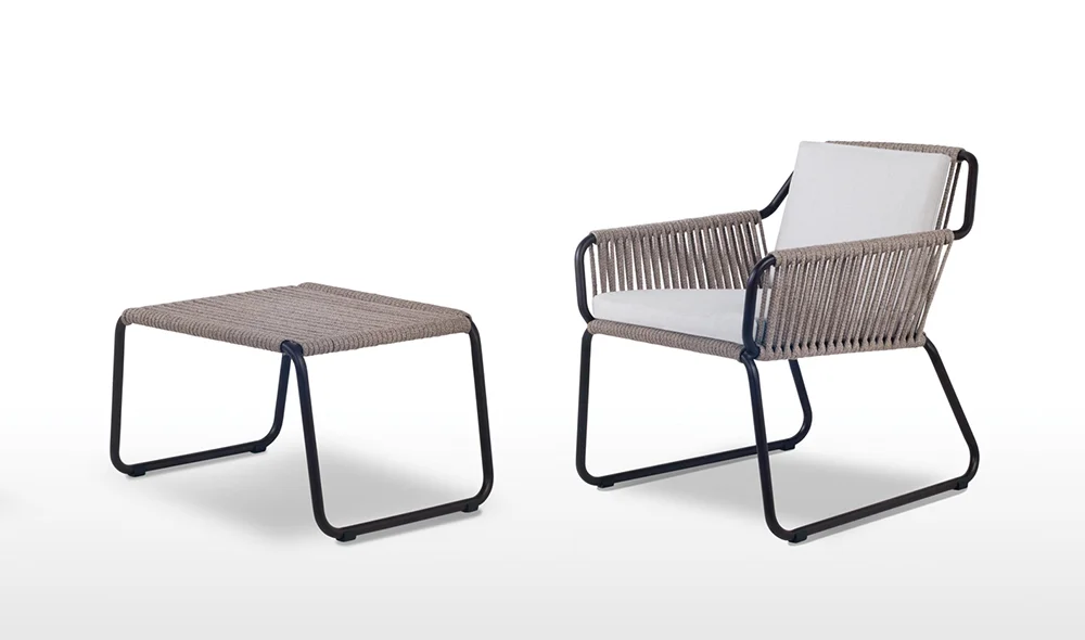 Riva Stool İkili ve Puflu Sandalye