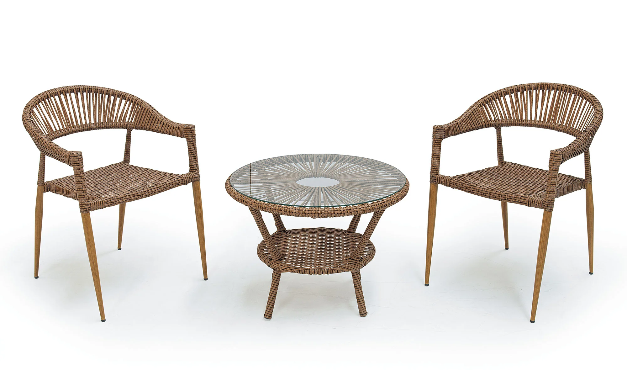 Saga Rattan Çay Seti