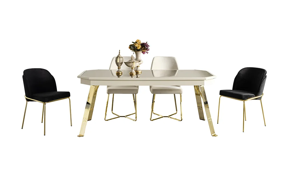 Suave Krem Yemek Masası Takımı