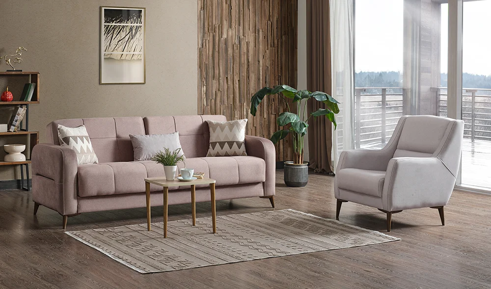 Melani Oturma Grubu - Bej