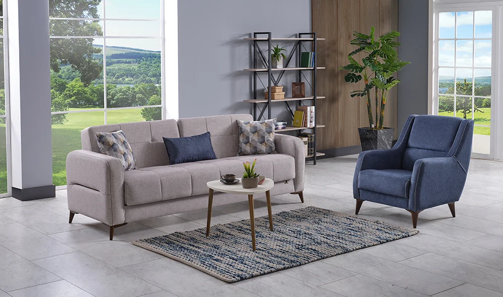 Melani Oturma Grubu - Gri