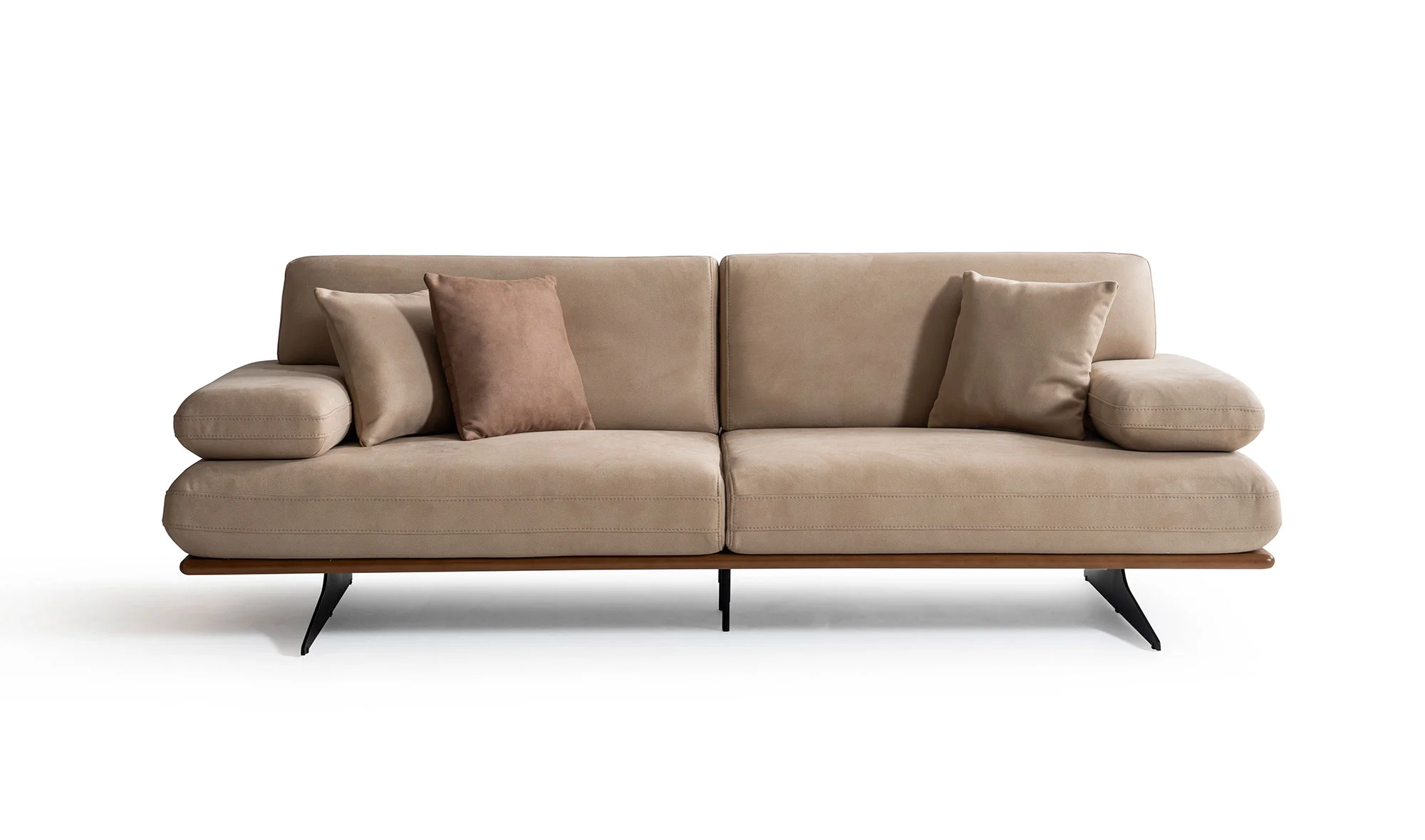 Modre Üçlü Kanepe - New