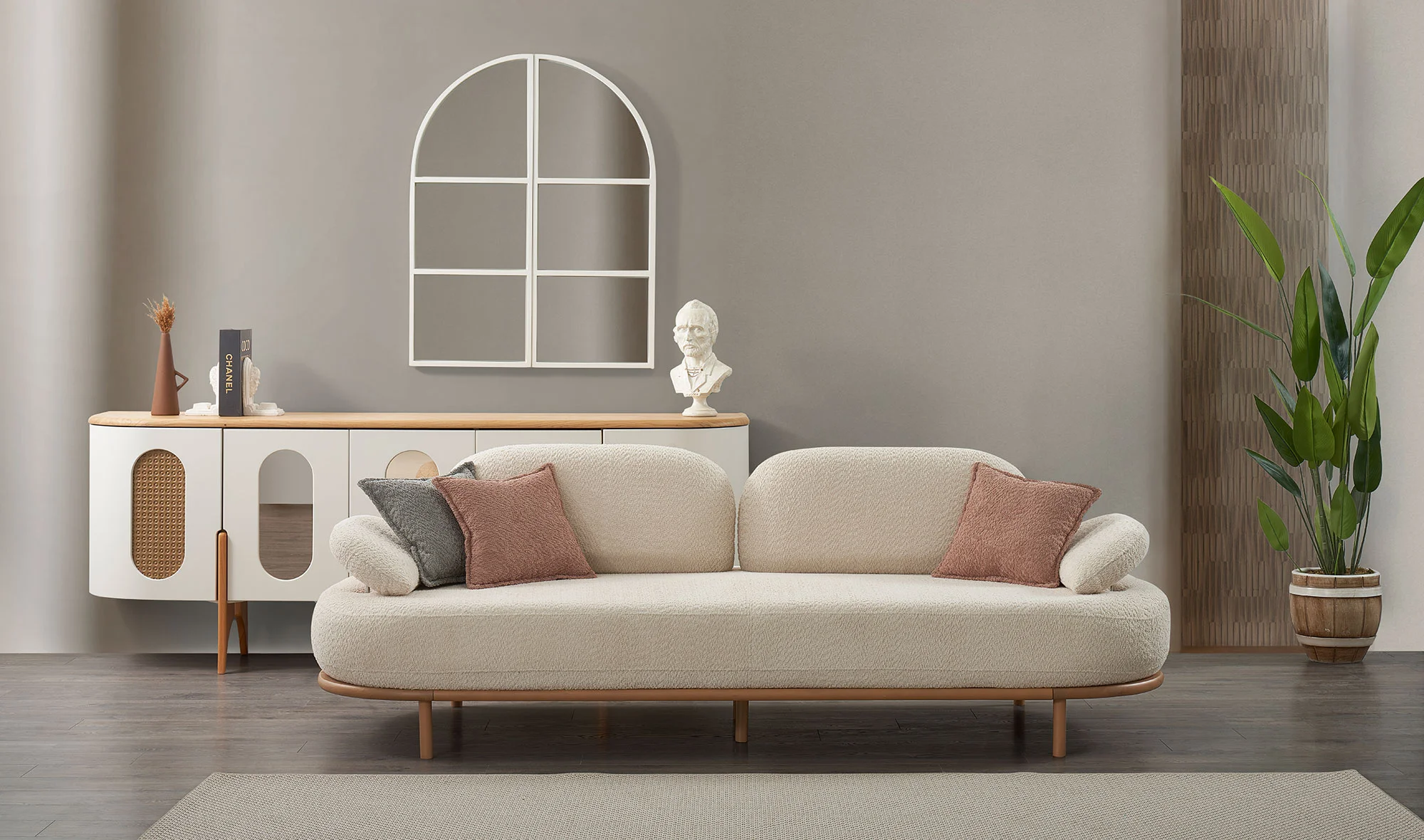 Ornate Kanepe - Üçlü