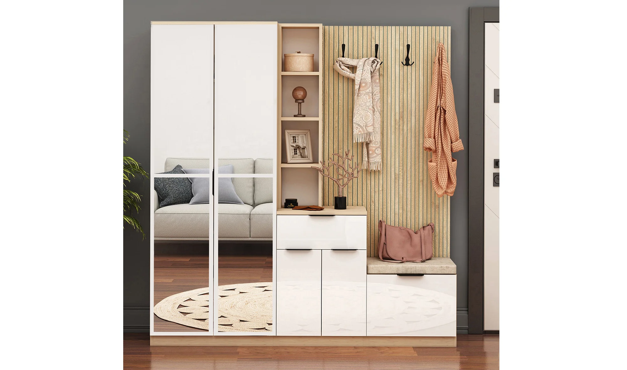 Casetta Portmanto - Ayna Kapakl?