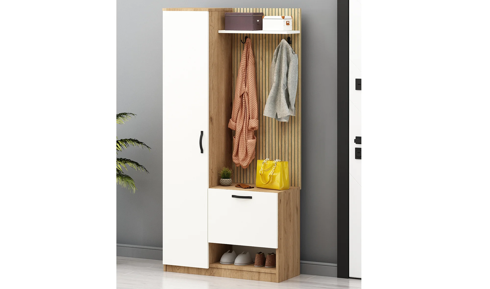 ?ndra Portmanto - Beyaz - Me?e