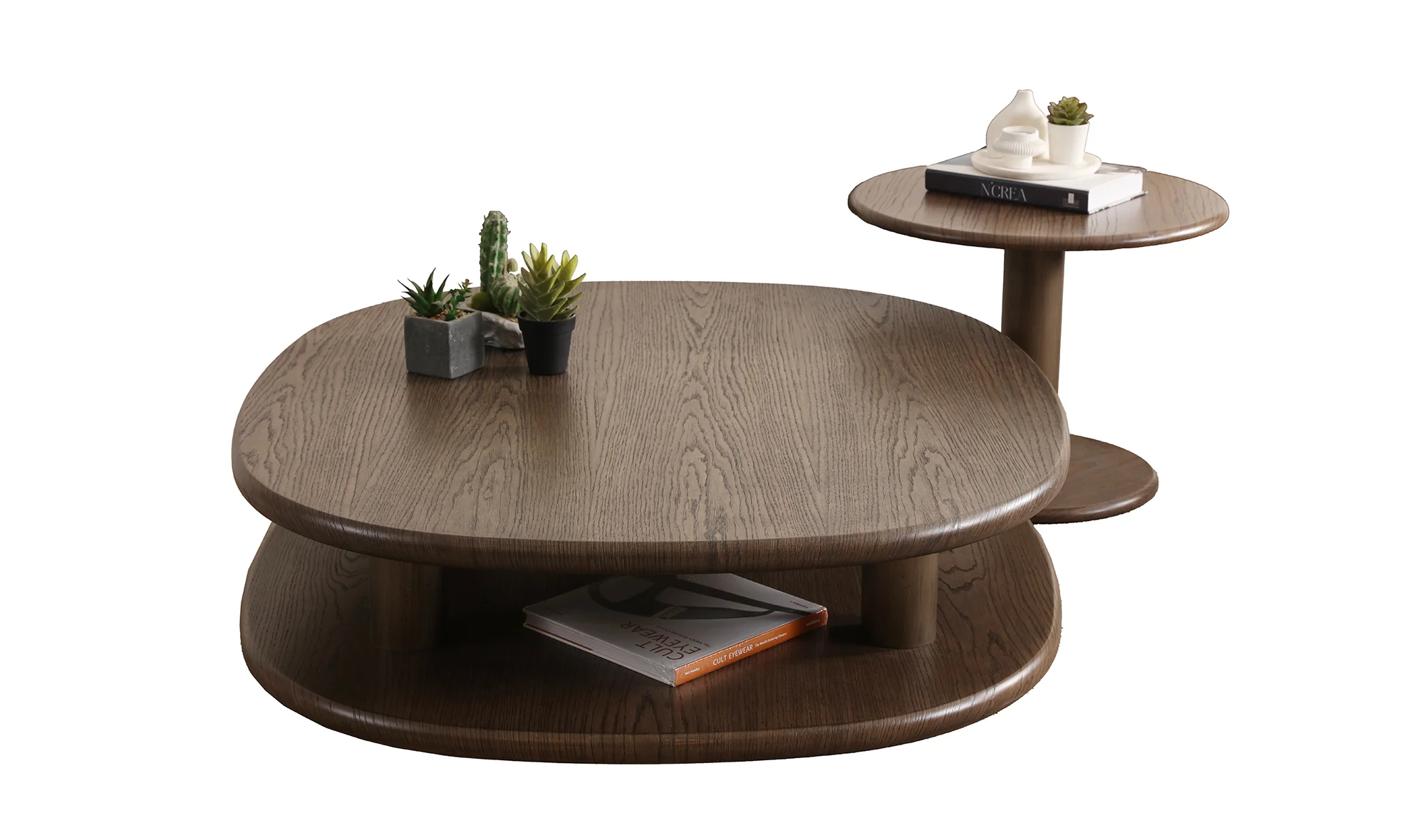 Areka Orta Sehpa Seti - Ceviz