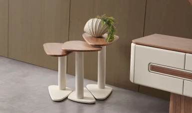 Jacob Zigon Sehpa - Krem Ceviz