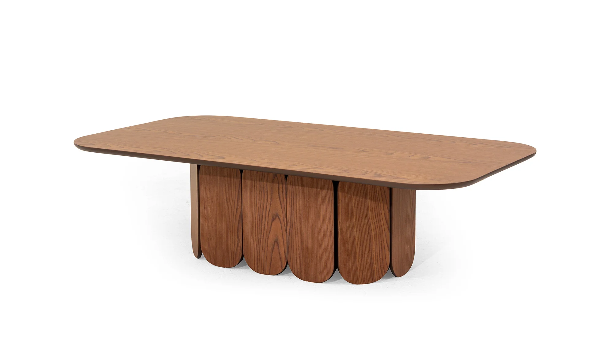 Mandala Ceviz Orta Sehpa - Dikdörtgen