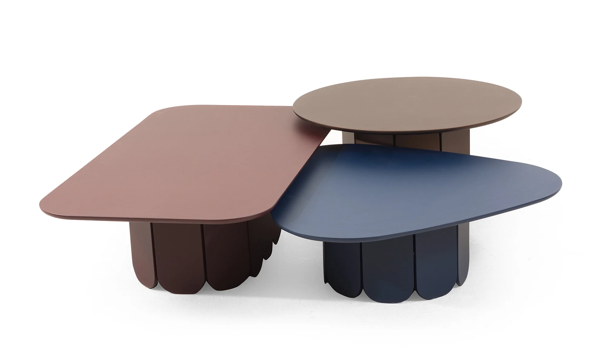 Mandala Renkli Sehpa Seti - Geometrik