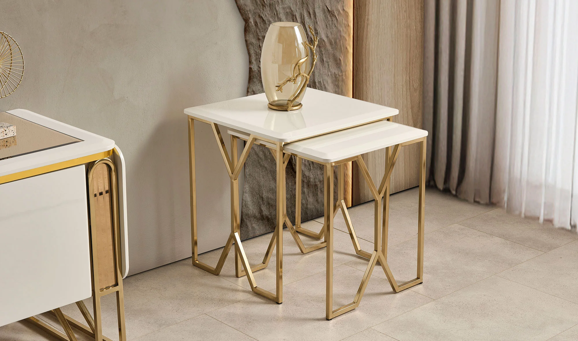 Misis İkili Zigon Sehpa