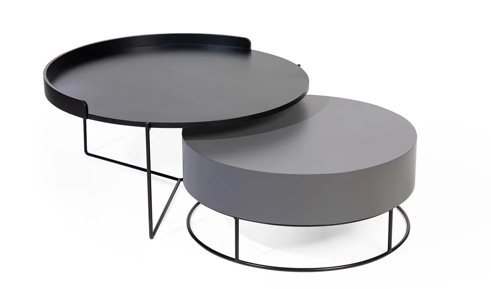 Noemi Orta Sehpa Seti - Gri