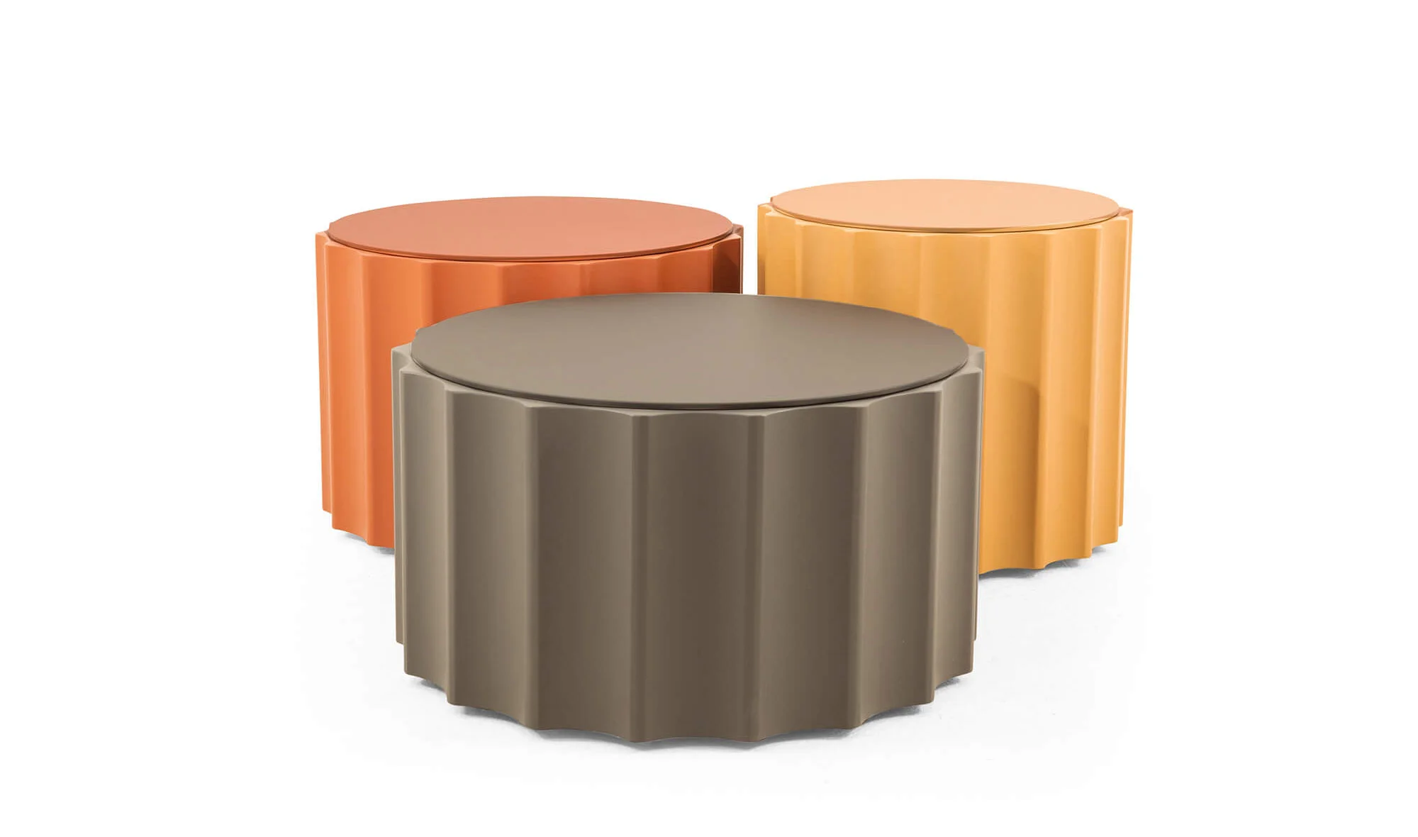 Prada Orta Sehpa Seti - Renkli