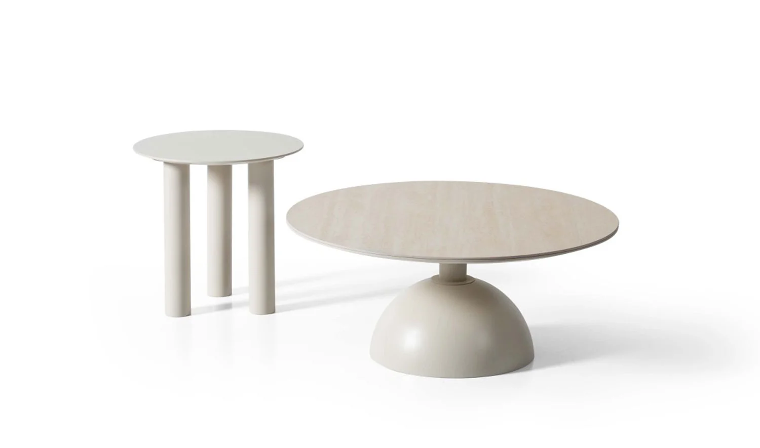 Shadow Orta Sehpa Seti - Krem