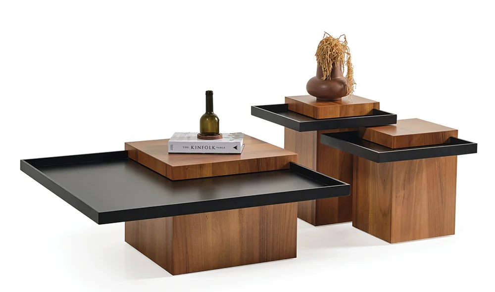 Sierra Orta Sehpa Seti - Ceviz