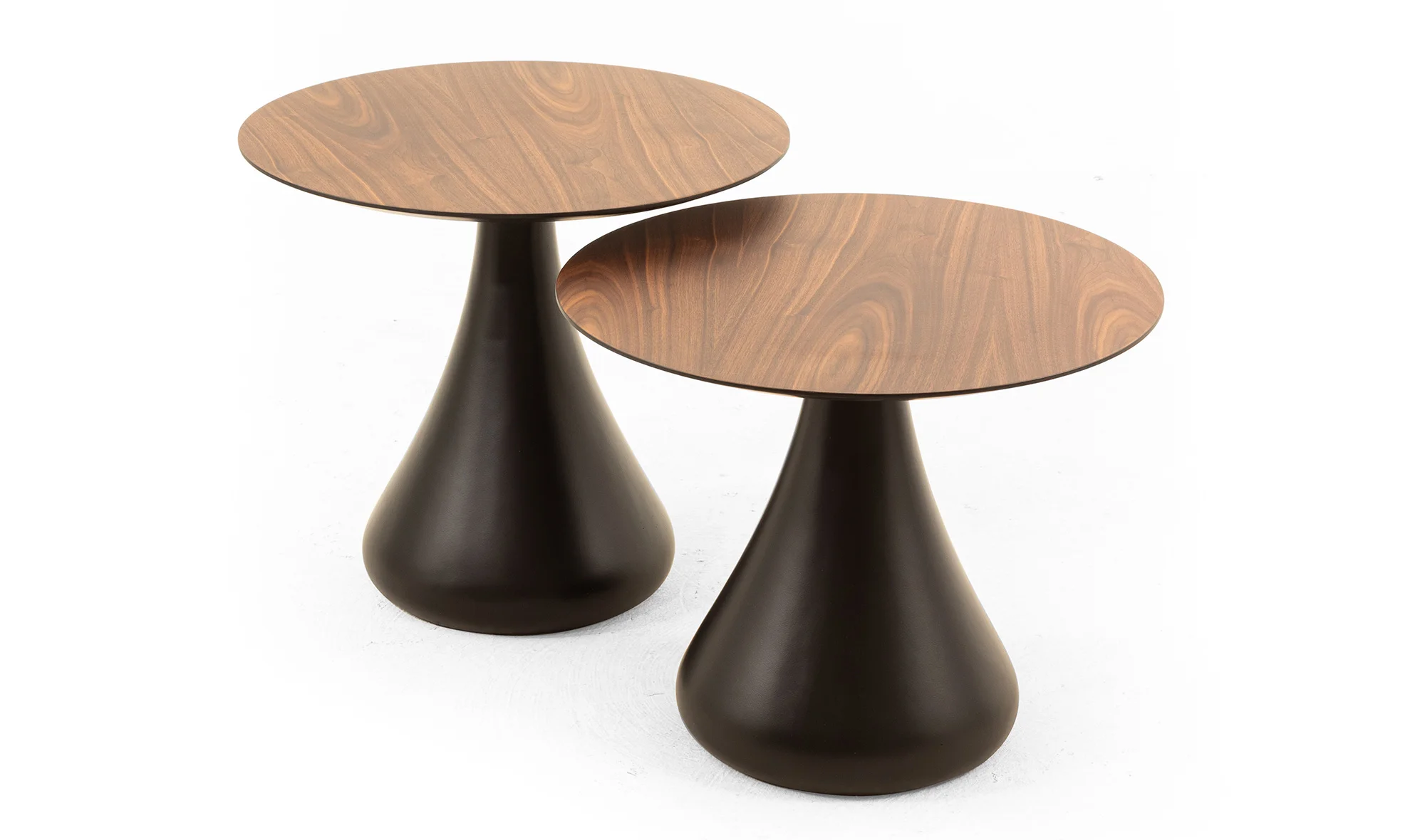 Solo İkili Zigon Sehpa - Ceviz