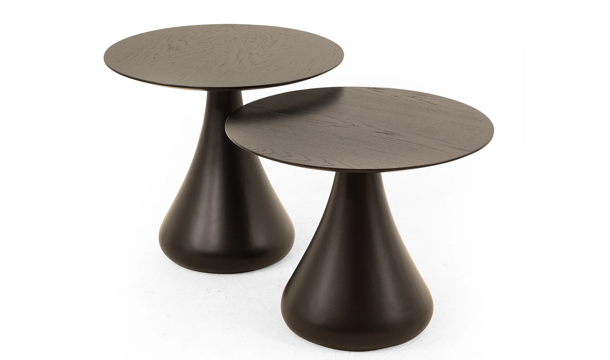 Solo İkili Zigon Sehpa - Siyah