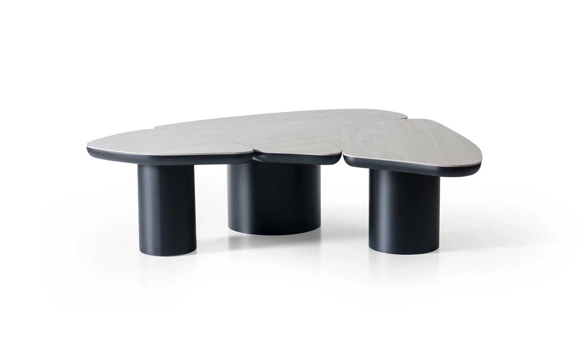 Tigra Porselen Orta Sehpa - Siyah