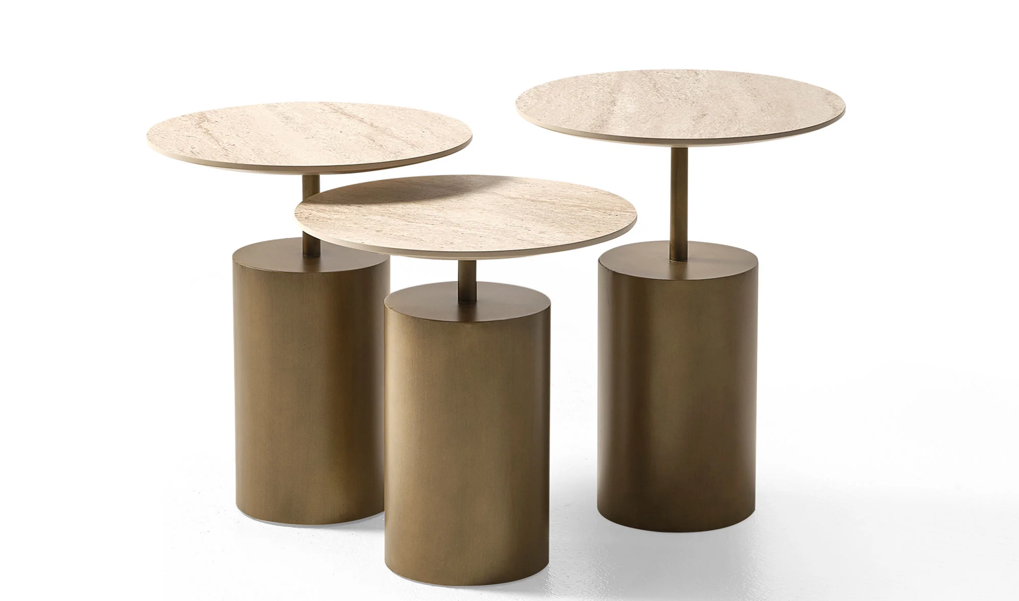 Tulip Zigon Sehpa - Traverten