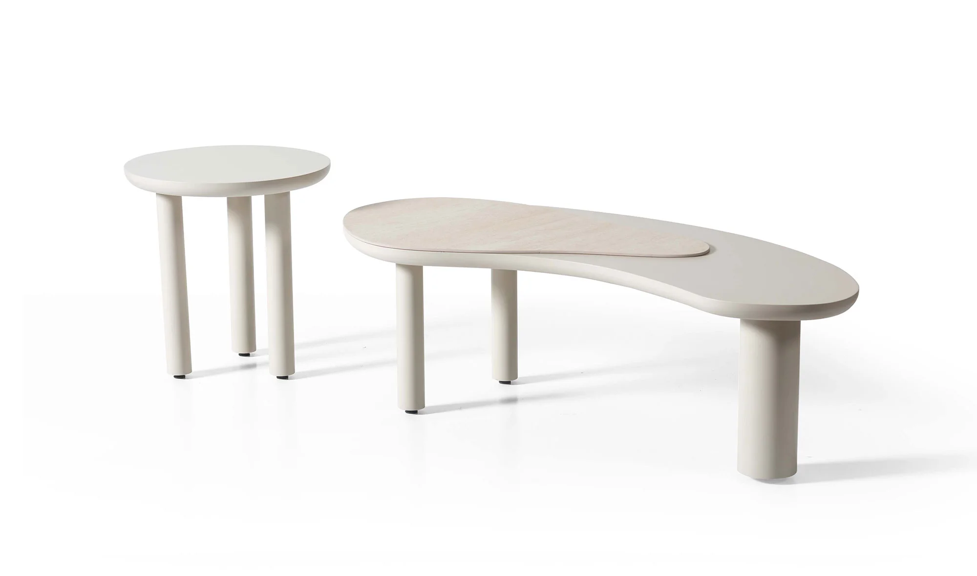 Vittore Orta Sehpa Seti - Krem