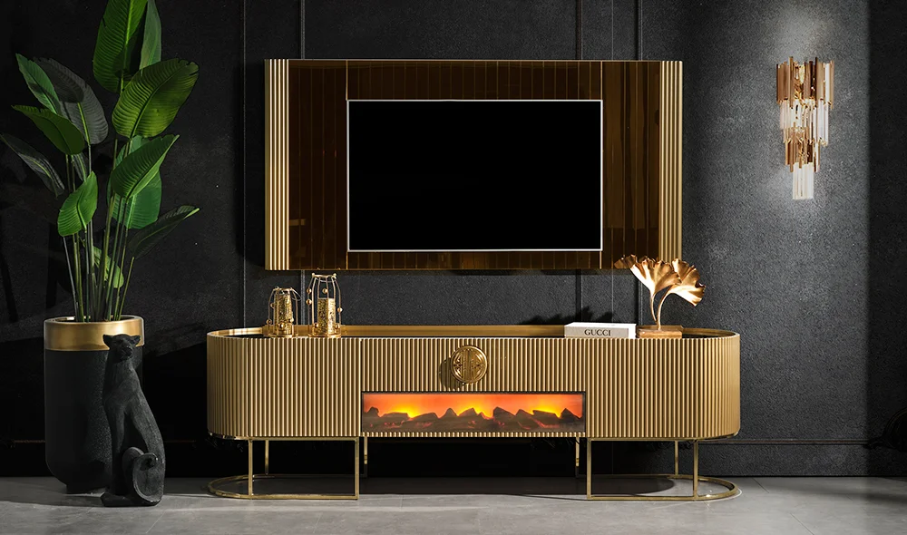Crown Tv Ünitesi - Gold