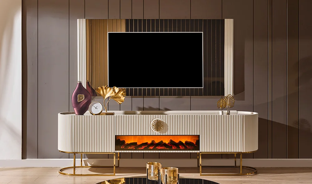 Crown Tv Ünitesi - Krem