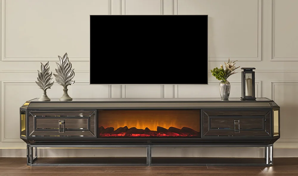 Despina Şömineli Tv Ünitesi