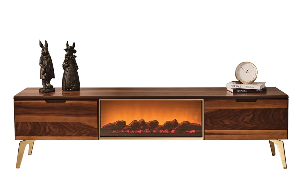 Domino ?ömineli Tv Sehpas?