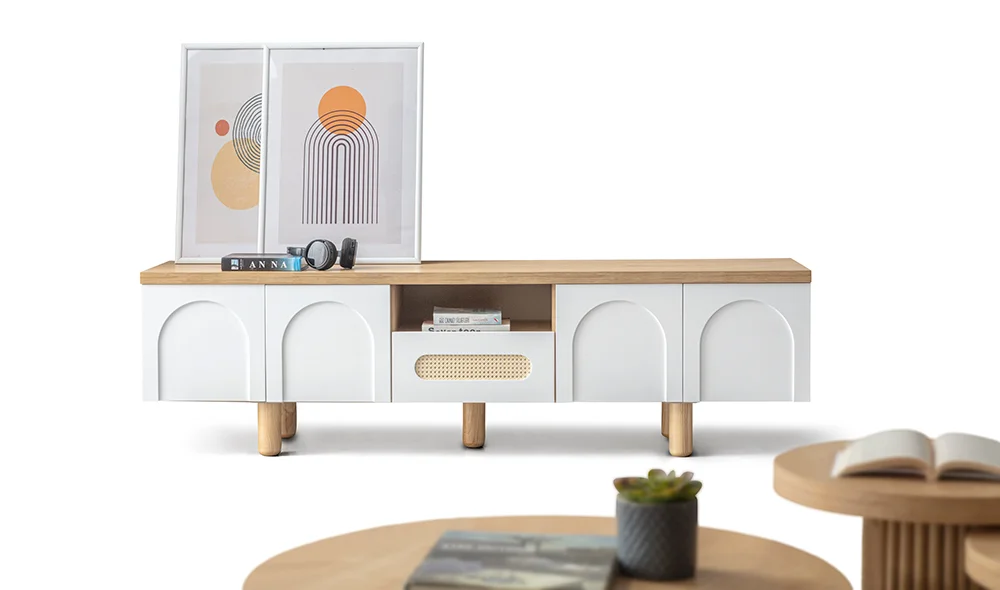 Logo Tv Sehpas? - Beyaz - Has?r