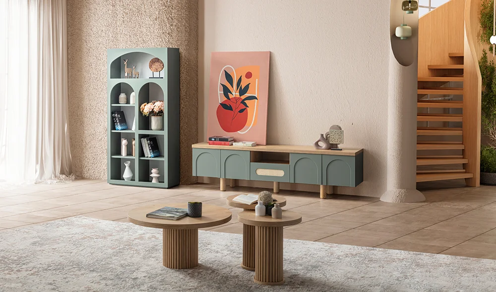 Logo Tv Sehpas? - Ye?il - Has?r