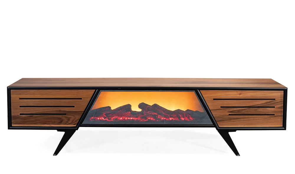 Roma Şömineli Tv Sehpası