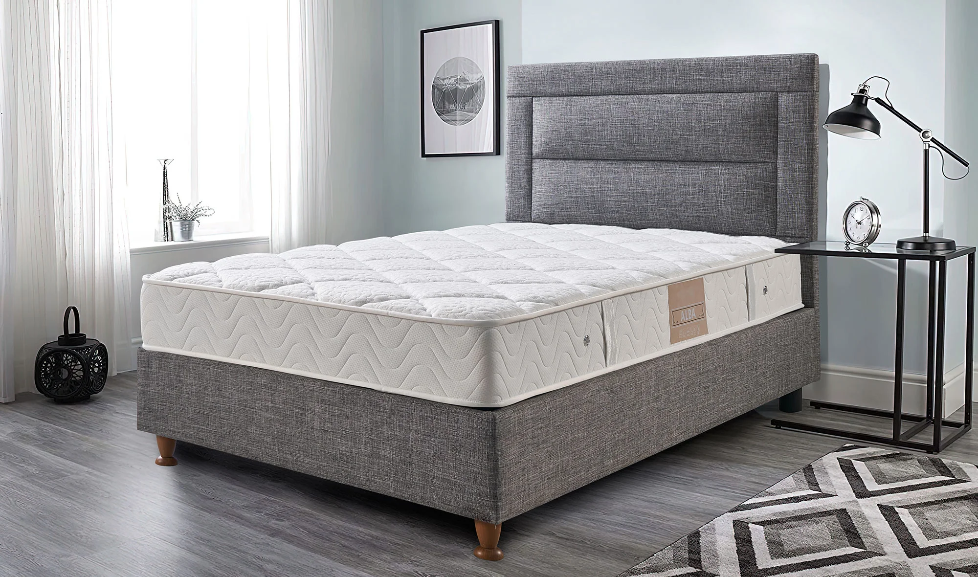 Alba Baza + Başlık + Yatak