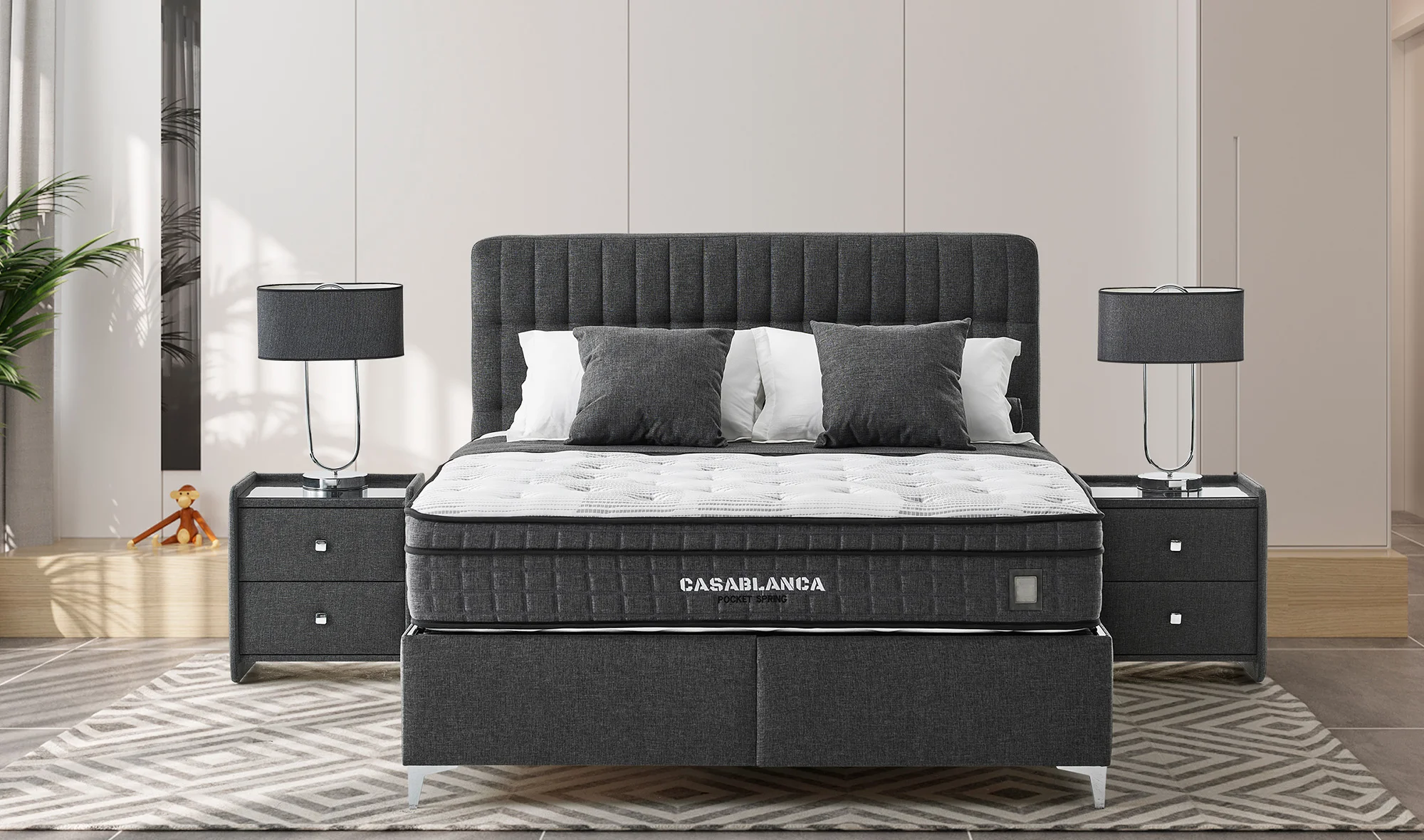 Casablanca Punto Baza + Başlık + Yatak