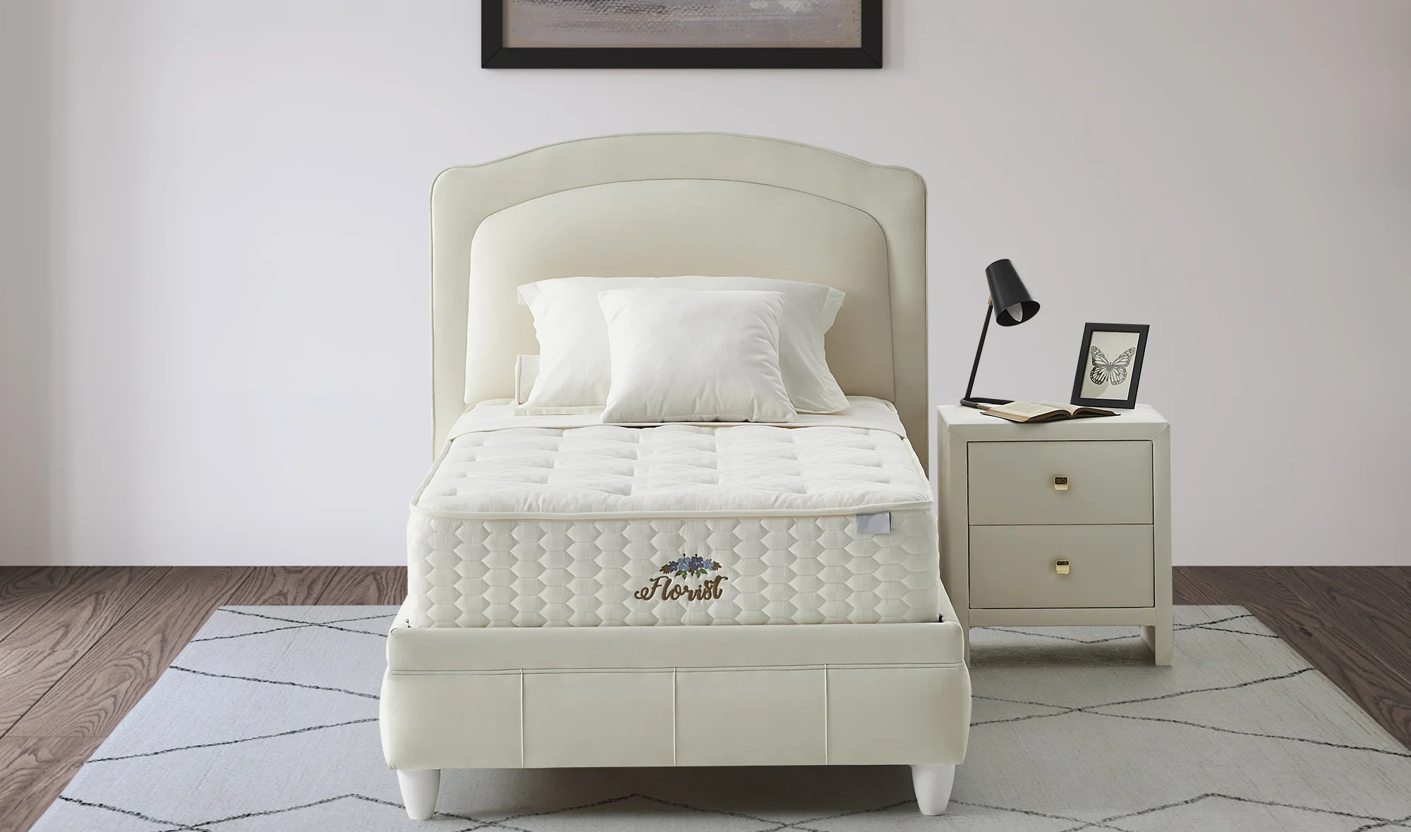 Florist Lotus Baza + Başlık + Yatak