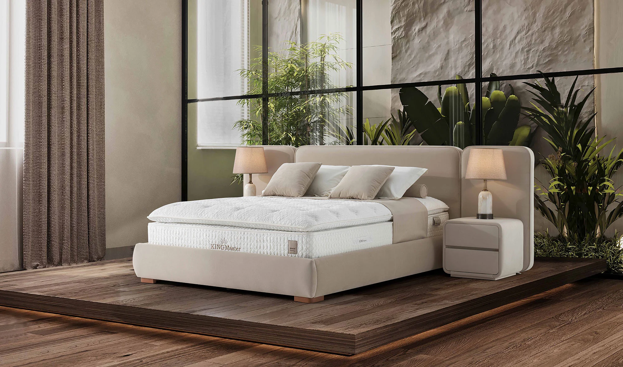 Kingmaster Marta Kanatl? Baza + Başlık + Yatak