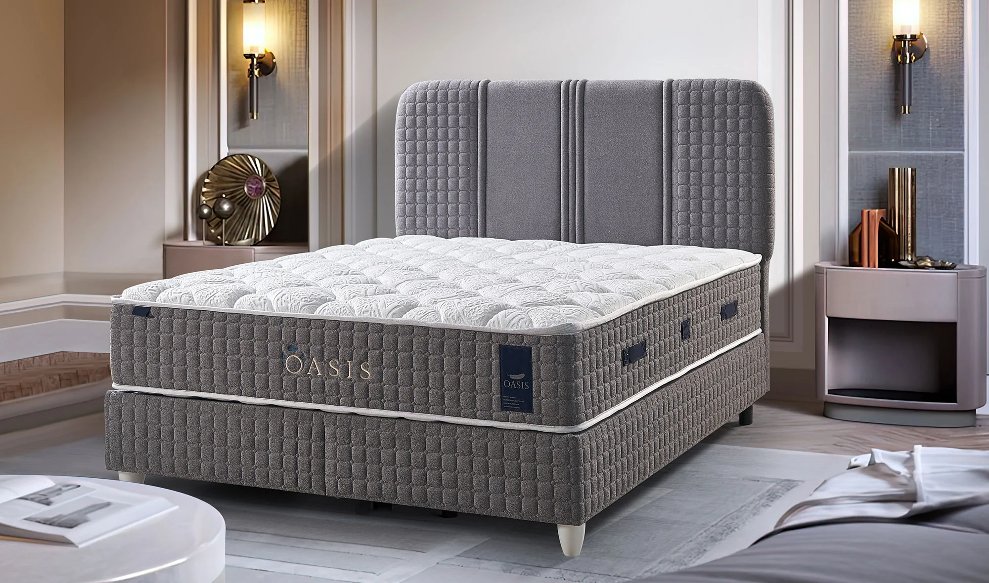 Oasis Baza + Başlık + Yatak