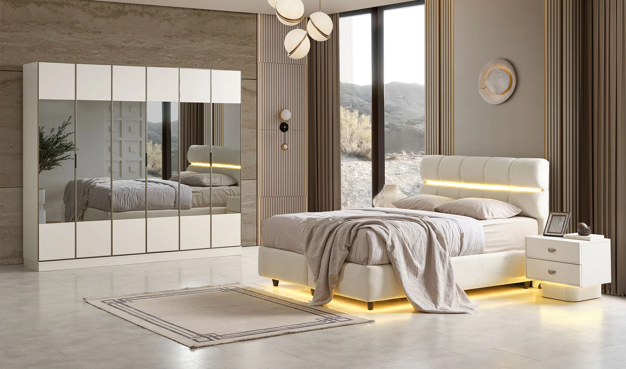 Arezzo Mdf Yatak Odası