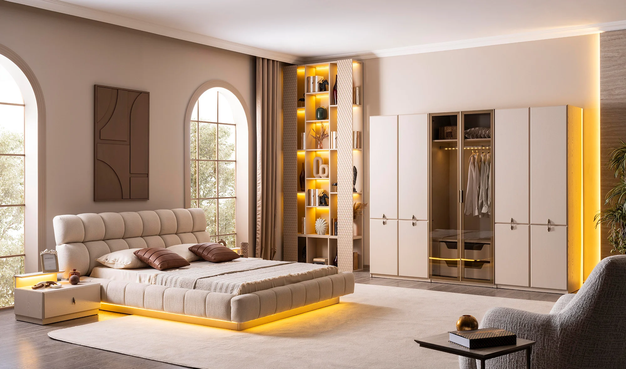 Atelier Yatak Odası - 6 Kapılı