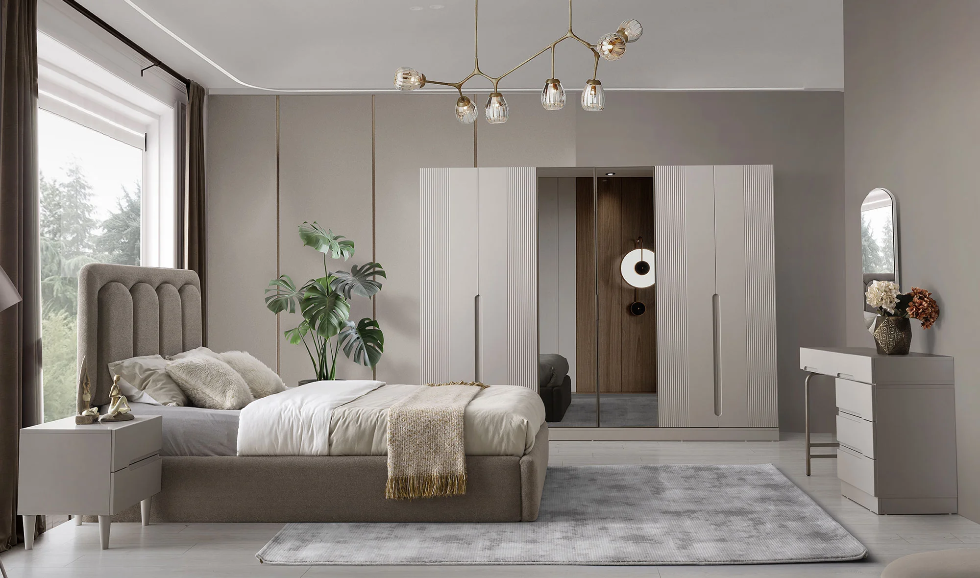 Atropa Mdf Yatak Odası