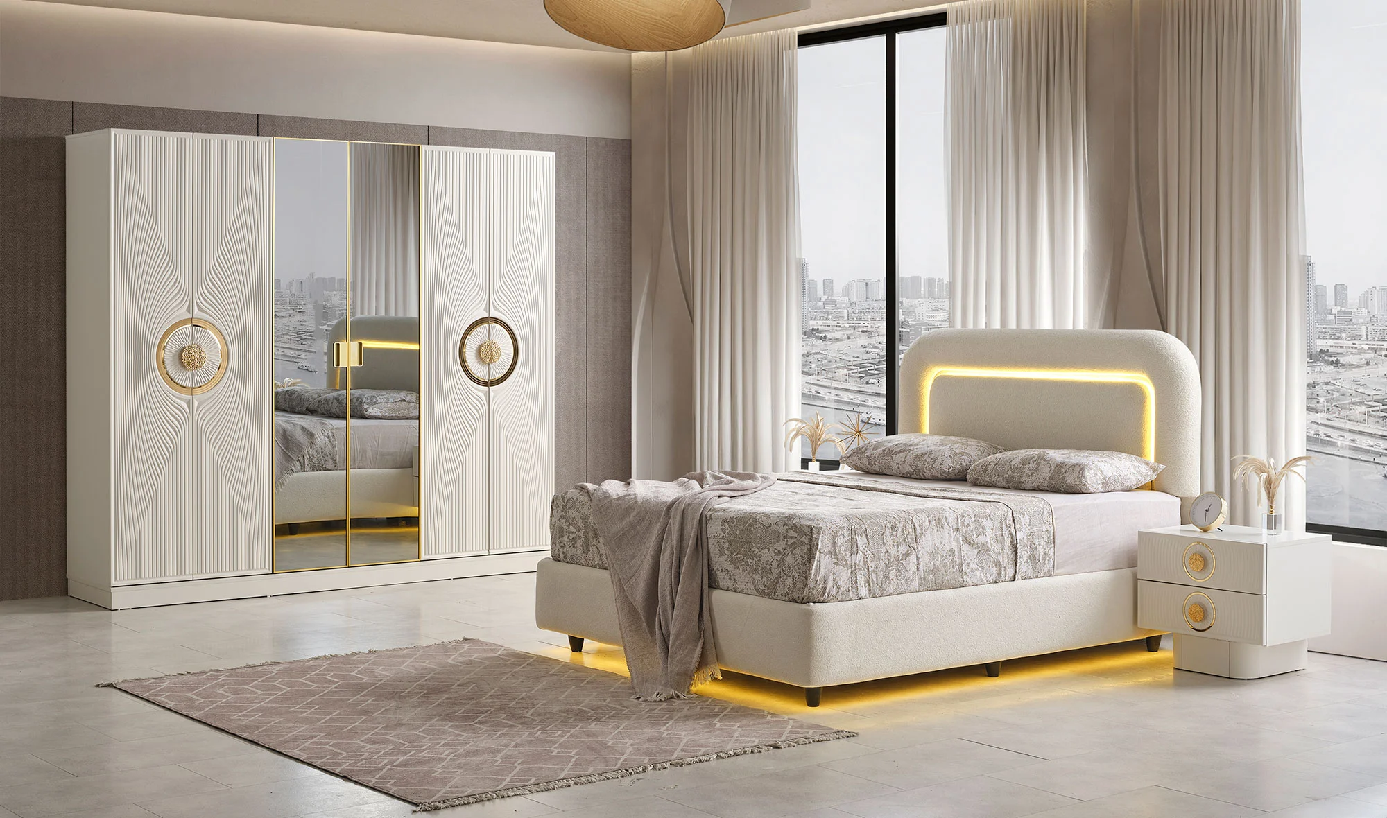 Beverly Mdf Yatak Odası