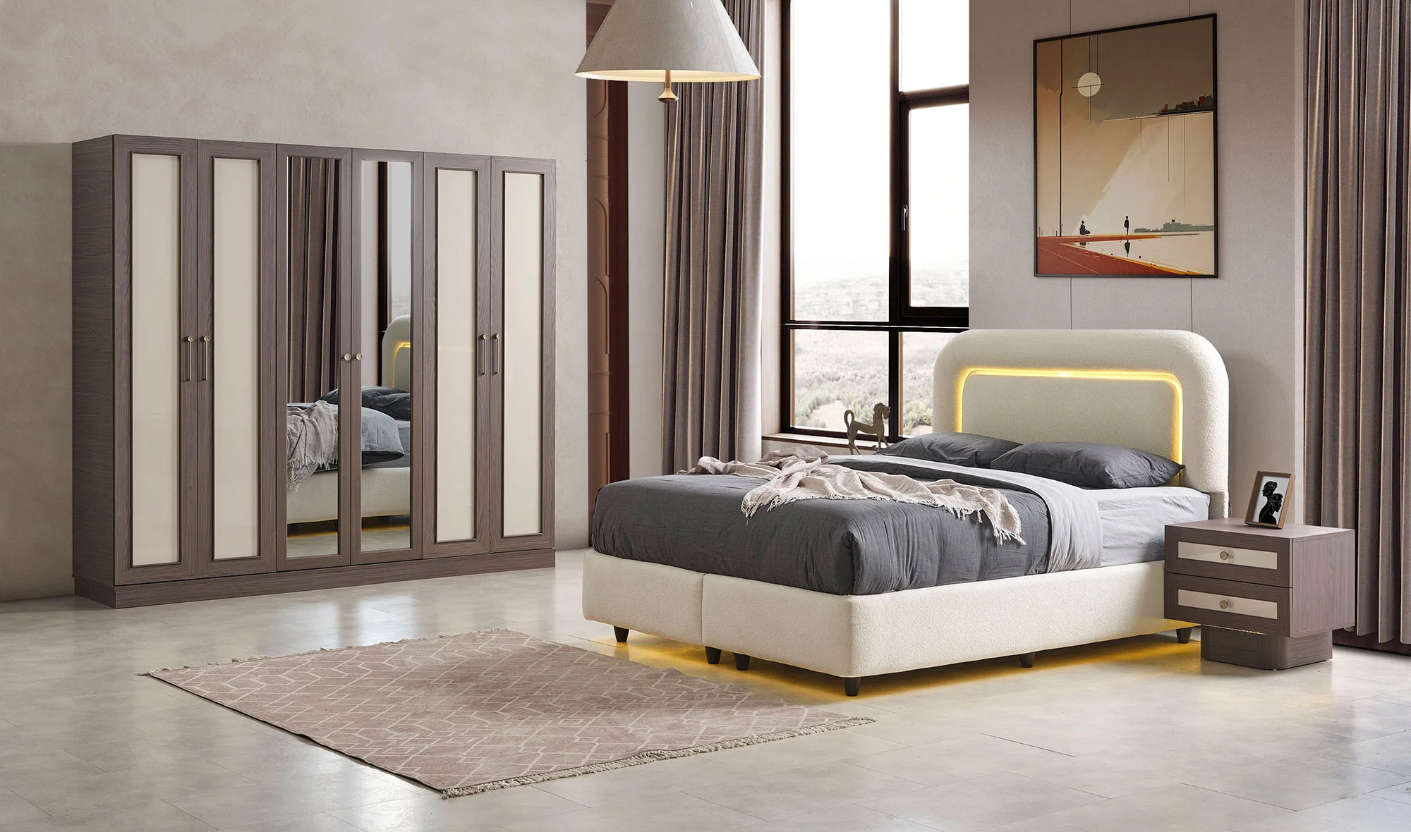 ?biza Mdf Yatak Odası